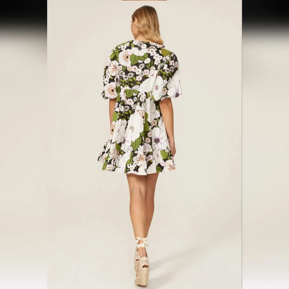 Maje Rafleur Floral Mini Dress Size 40 - Picture 2 of 7